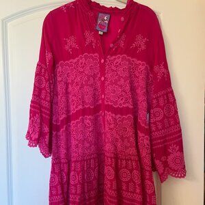 Johnny Was Pink Dress/Pull over